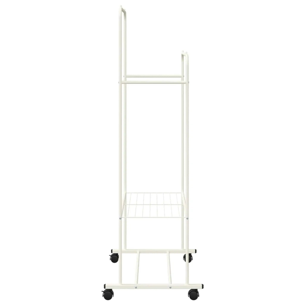 Stendibiancheria con lo scaffale Bianco 80 x 53 x 156 cm 42021357