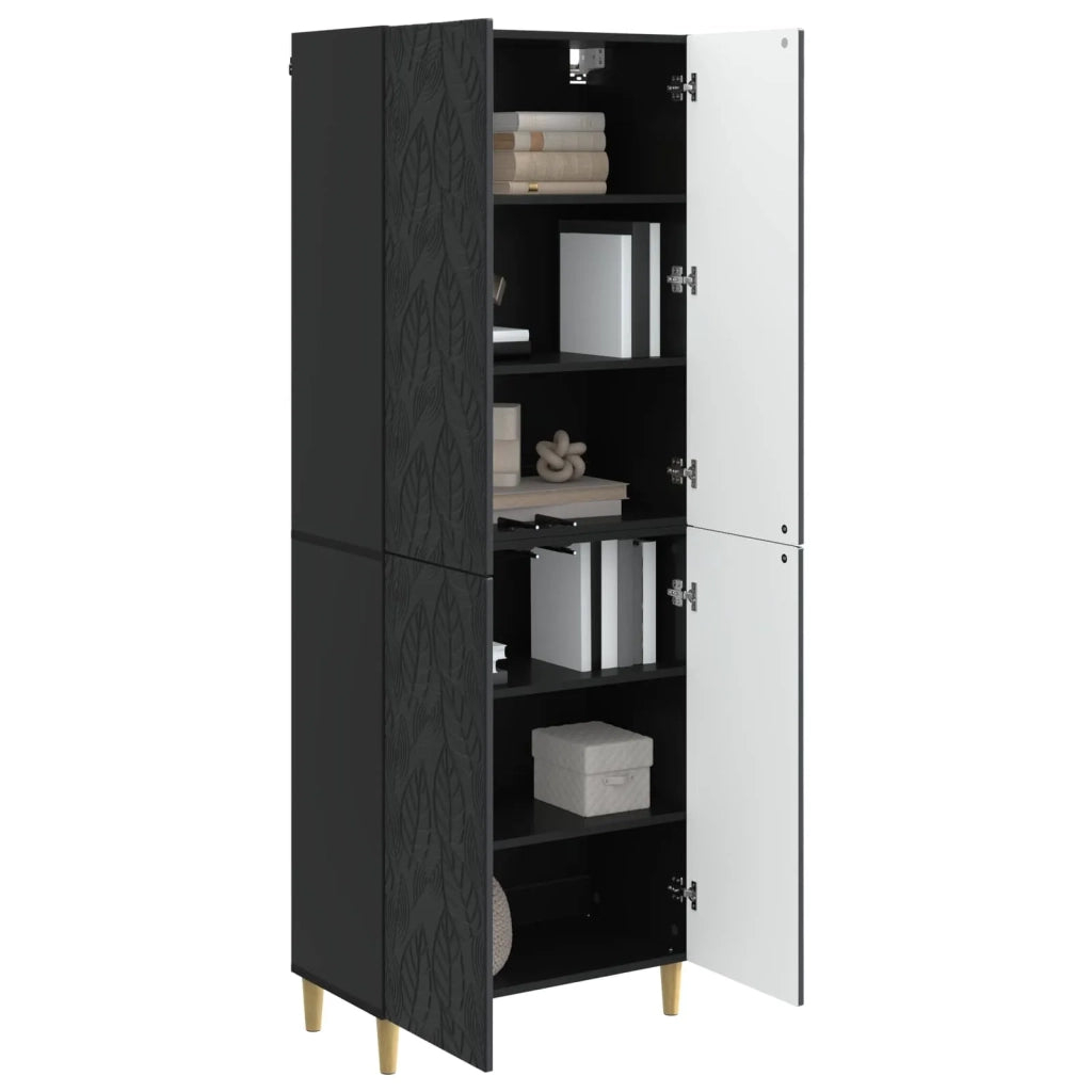 Set di armadi 2 pcs Nero Legno ingegnerizzato 3416701