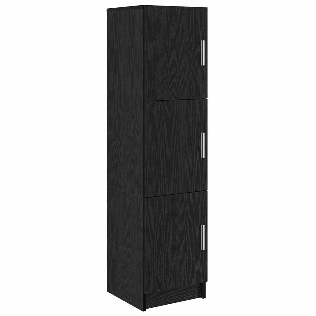 Credenza Rovere Nero 31.5 x 32 x 122.5 cm 869347