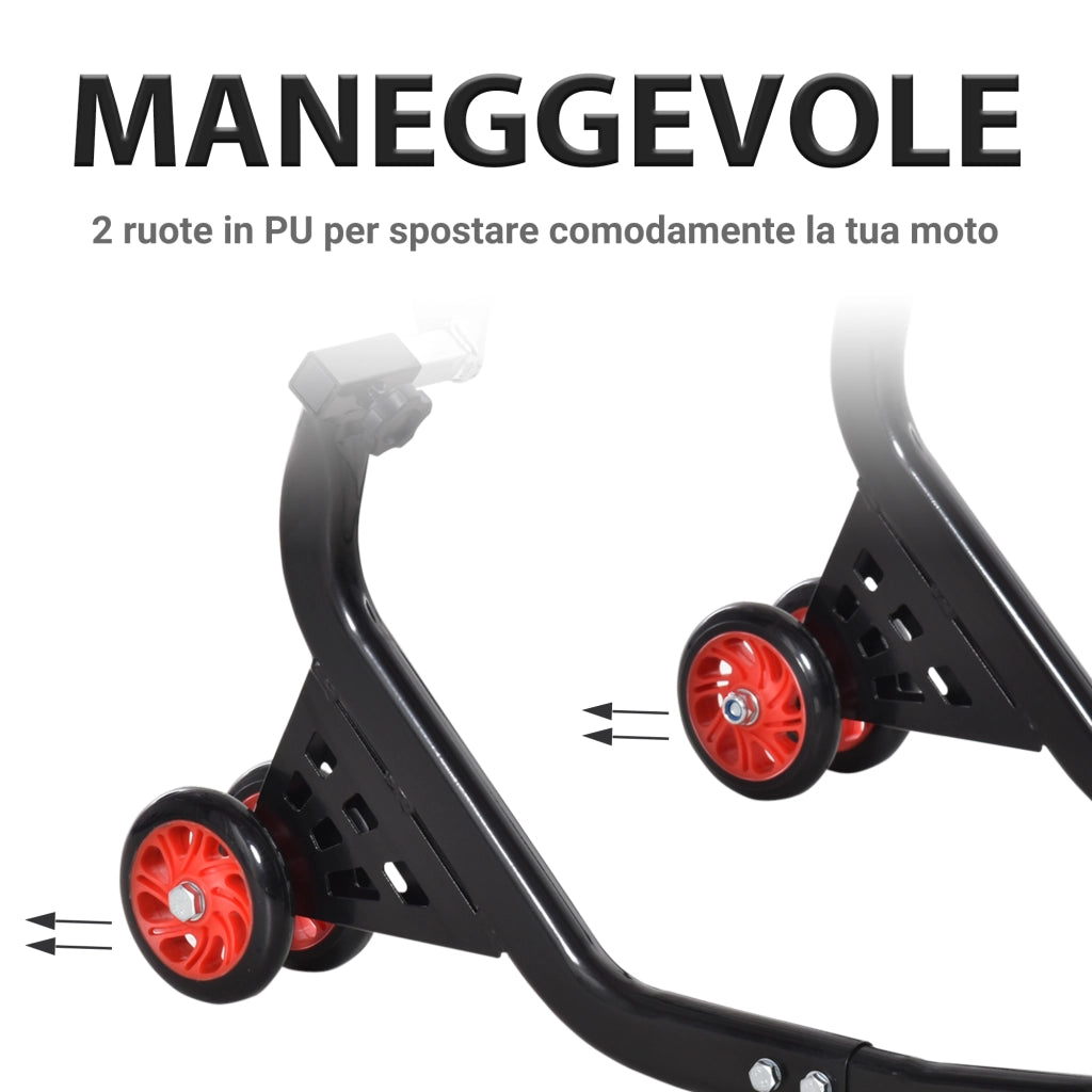 Cavalletto Regolabile per Moto ¨C Minimal ¨C Nero
