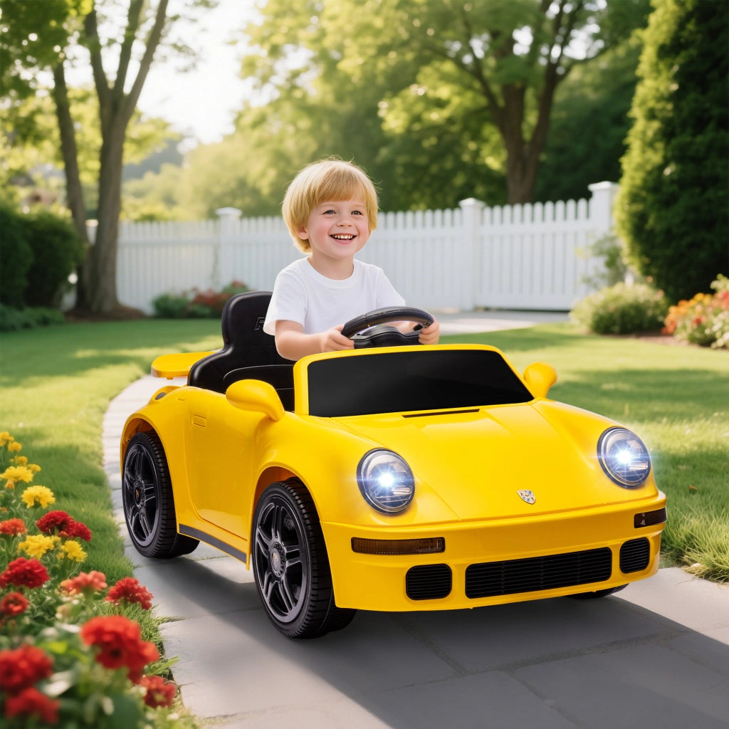 Auto elettrica per bambini ¨C Minimal ¨C Giallo