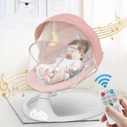 Seggiolino Elettrico a Distanza con Bluetooth - Libero Mano con 5 Amplitudini di Vibrazione 3 Modalità Musicali con Rete di Moschettoni