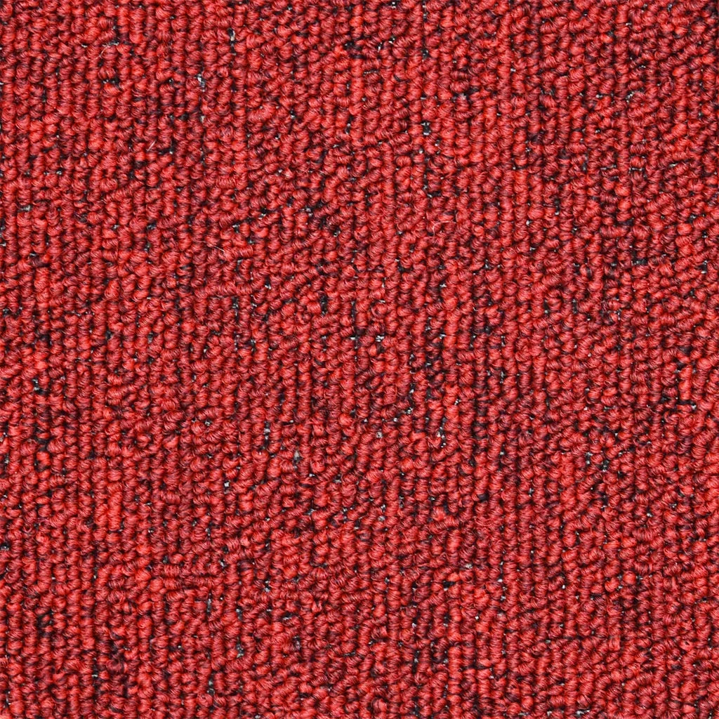 Tappetini per scale 30 pz | Gradini per Scale 56x17x3 cm Rossi semicircolari