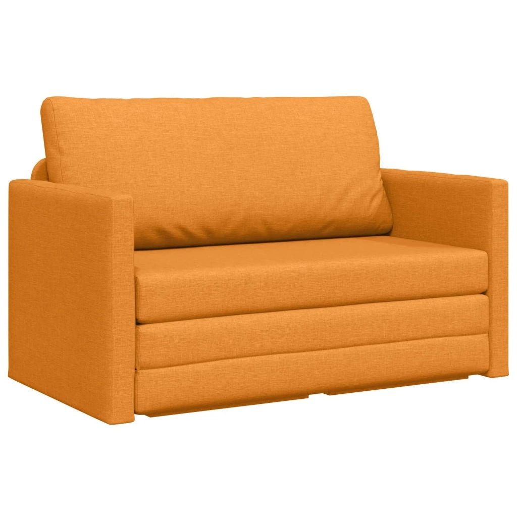 Divano letto | Sof¨¤ letto | Letto singolo 110cm Giallo Scuro Tessuto