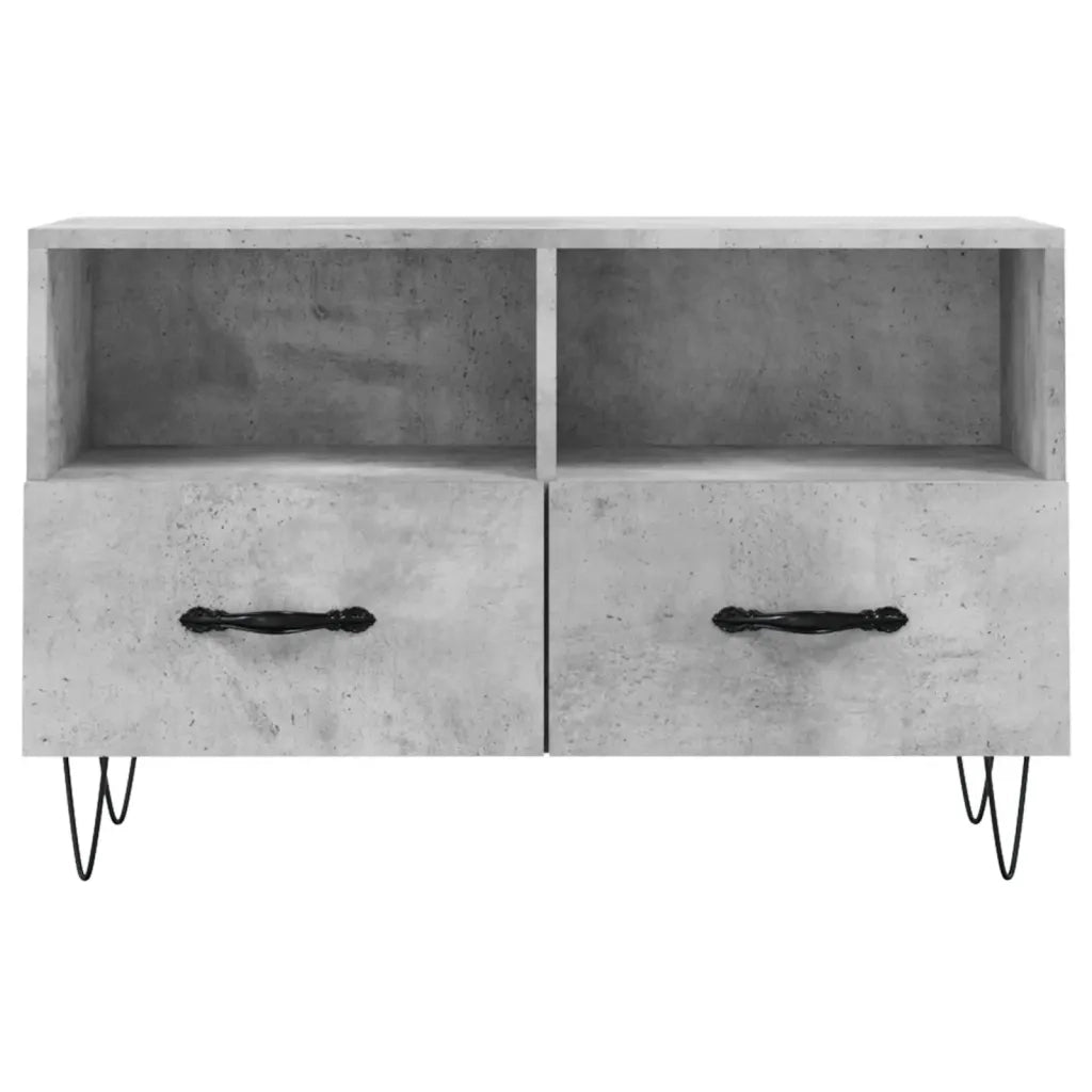 Mobile per TV-Credenza TV-Console TV Grigio Cemento 80x36x50 cm Legno Multistrato 552700
