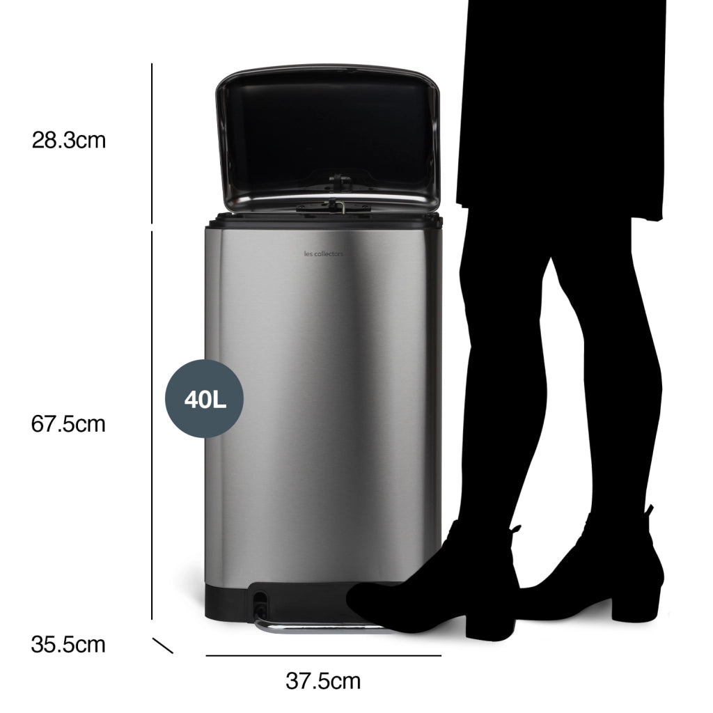 Pattumiera a pedale 40L