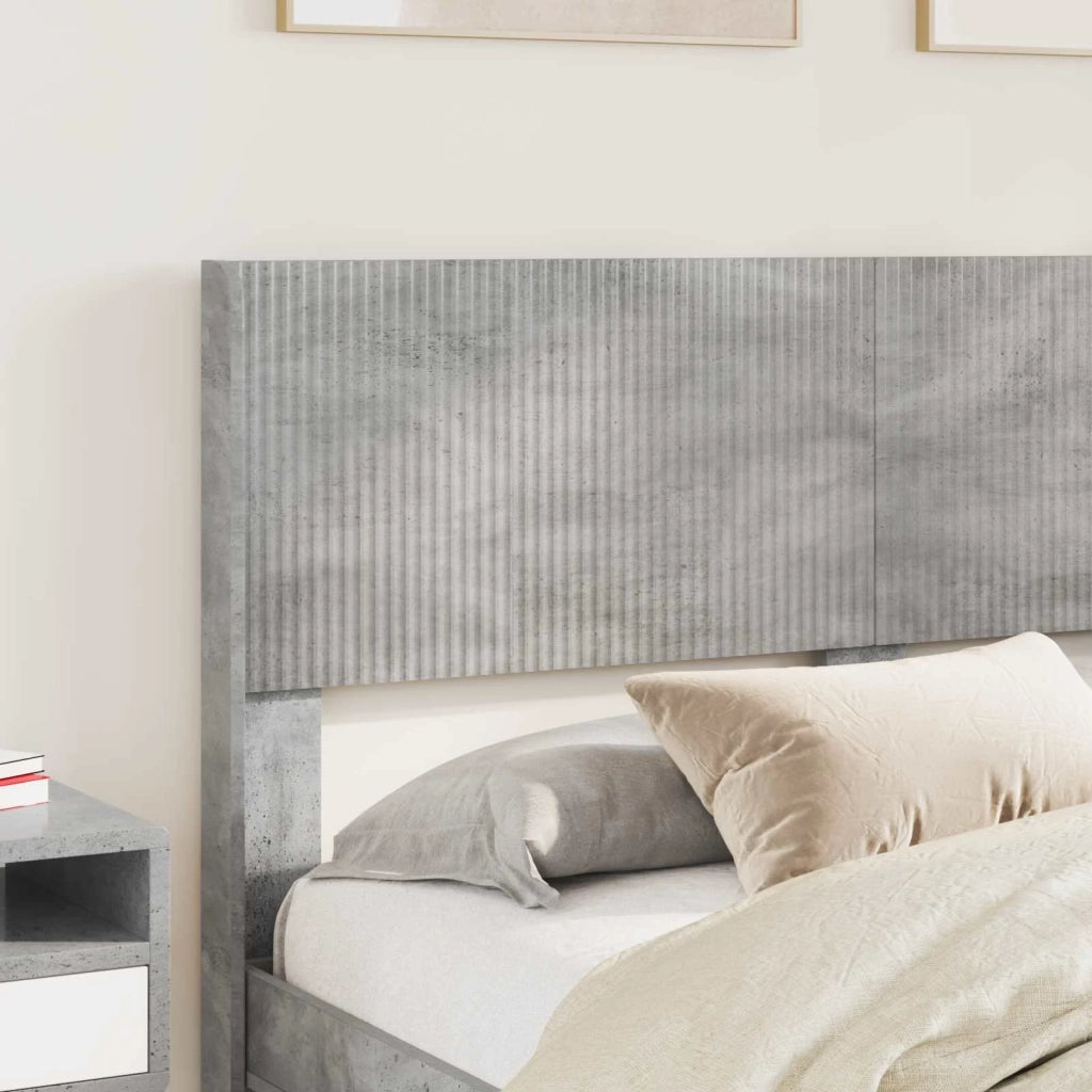 Struttura del letto con stoccaggio e testata Grigio Cemento 3414222