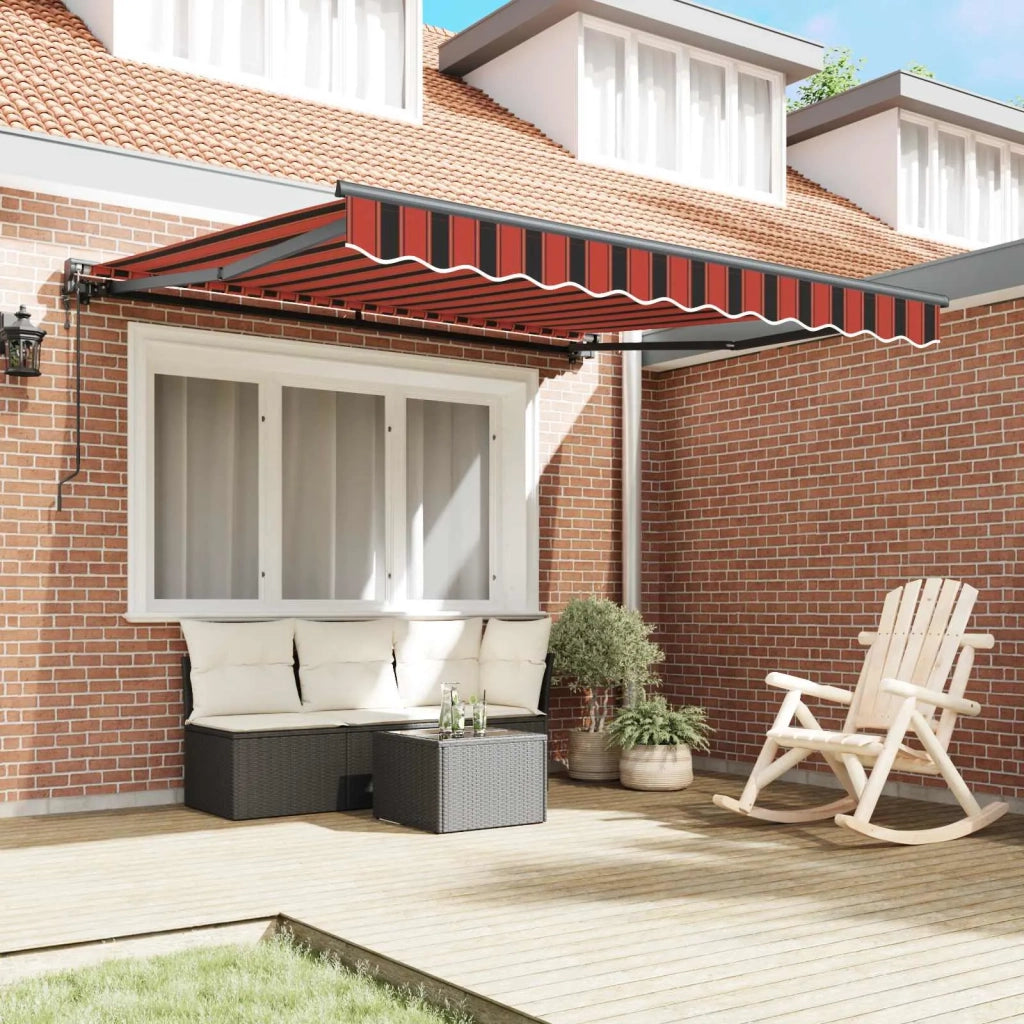 Struttura della tenda Arancione e Nero 350 x 250 cm 3330242