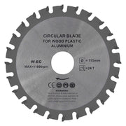 DISCO PROFESSIONALE PER LEGNO '5950' Ø 115 - 24 denti  - ECEF
