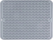 Matte antiscivolo per servizio, resistente al calore, 1 pezzo, grigio, 40 x 30 cm