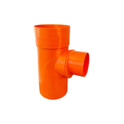 Derivazione ridotta 87.30° in pvc : Diametro - 100x80