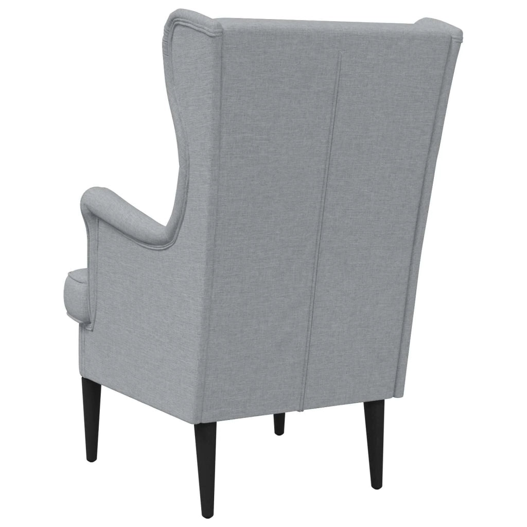 Poltrona | Sedia Relax Grigio Chiaro Tessuto