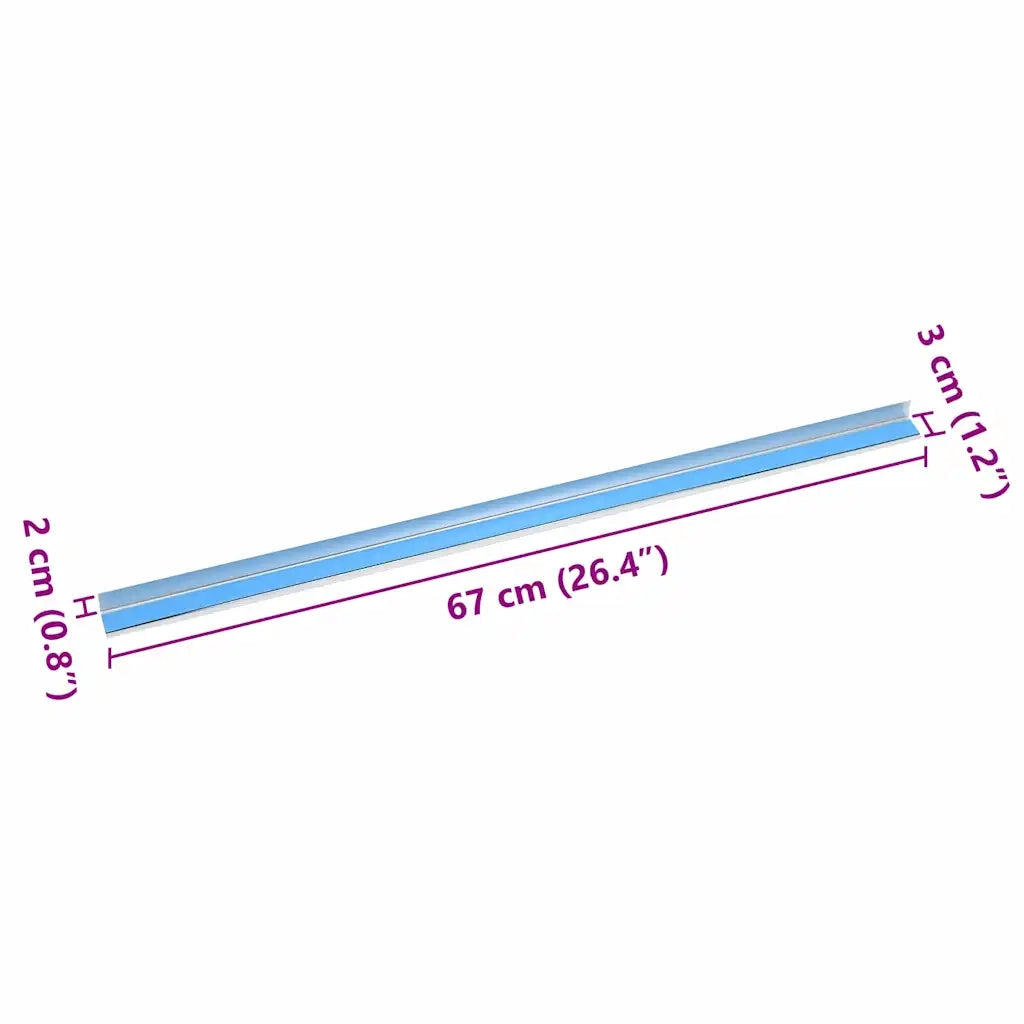 Paragradini 10 pcs Argento 67 x 3 x 2 cm Alluminio 4013469