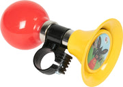 Trombetta ciclo bambino coniglietto Bing rosso giallo bici