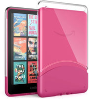 Coprimessa Ultra Protezione per E-reader - Adatto per 7" Kindle Paperwhite - Resistente allo Shock - Translucido e Magenta - Copertura per E-reader