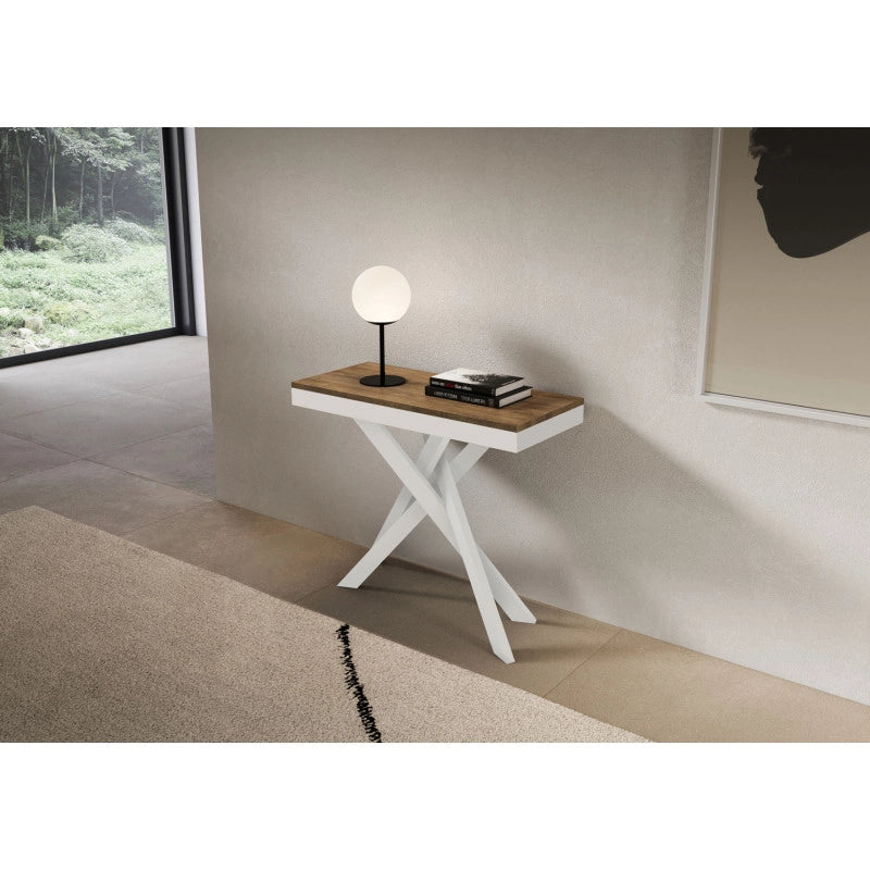 Consolle allungabile 90x40/300 cm Saki Evolution - Noce