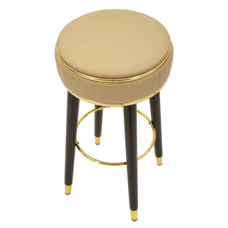 Sgabello Bar London Marrone cm ø 38x74