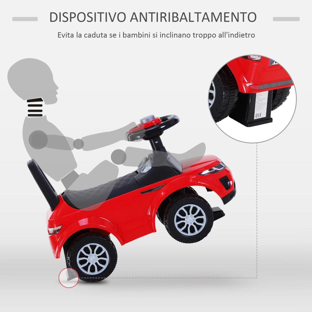 Macchina Cavalcabile per Bambini ¨C Minimal ¨C Rossa