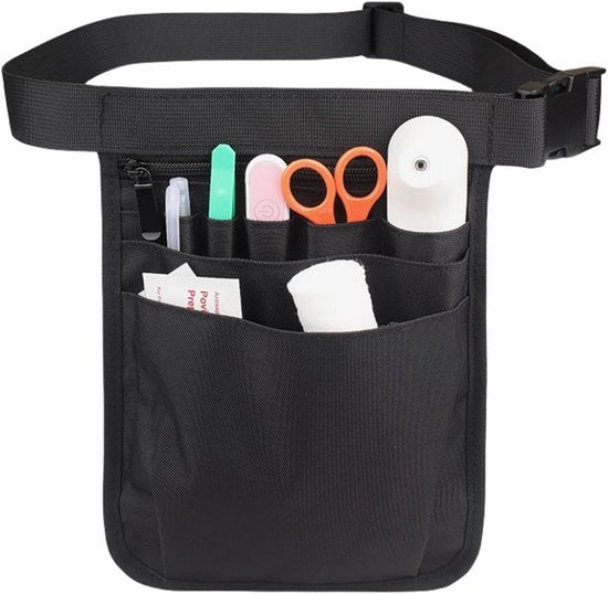 Gordeltas Multifunzionale per Gli Strumenti con Rullo Regolabile - Organizzatore per Lavori di Manutenzione e Materiali Medici