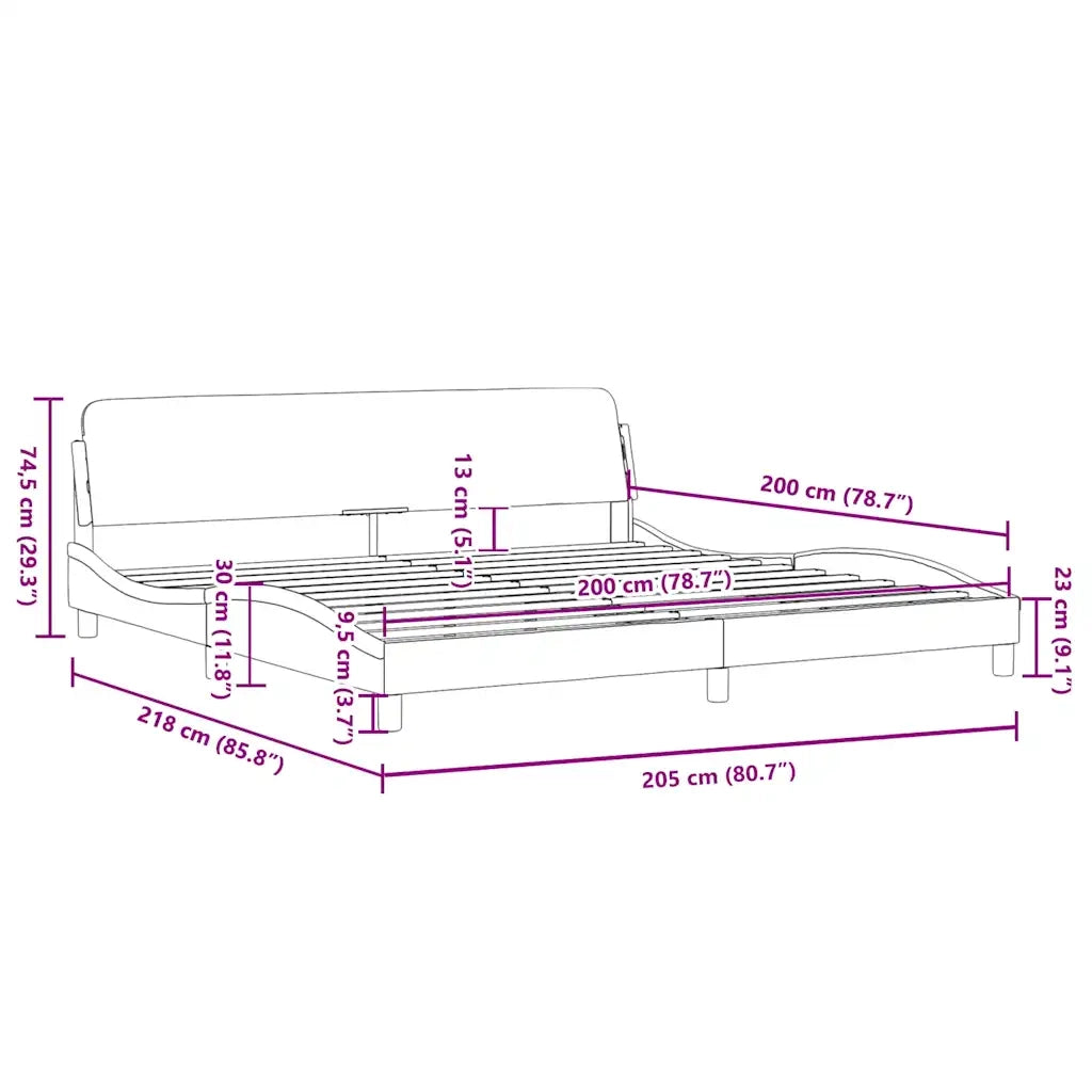 Letto matrimoniale | Letto per adulti | Giroletto Dover Rosa 200x200 cm in Velluto