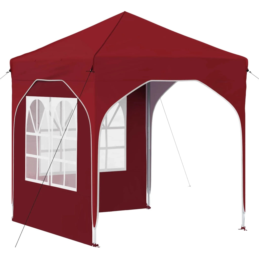 Tenda per feste a pop-up-Gazebo 192 x 192 x 245 cm Borgogna 297689
