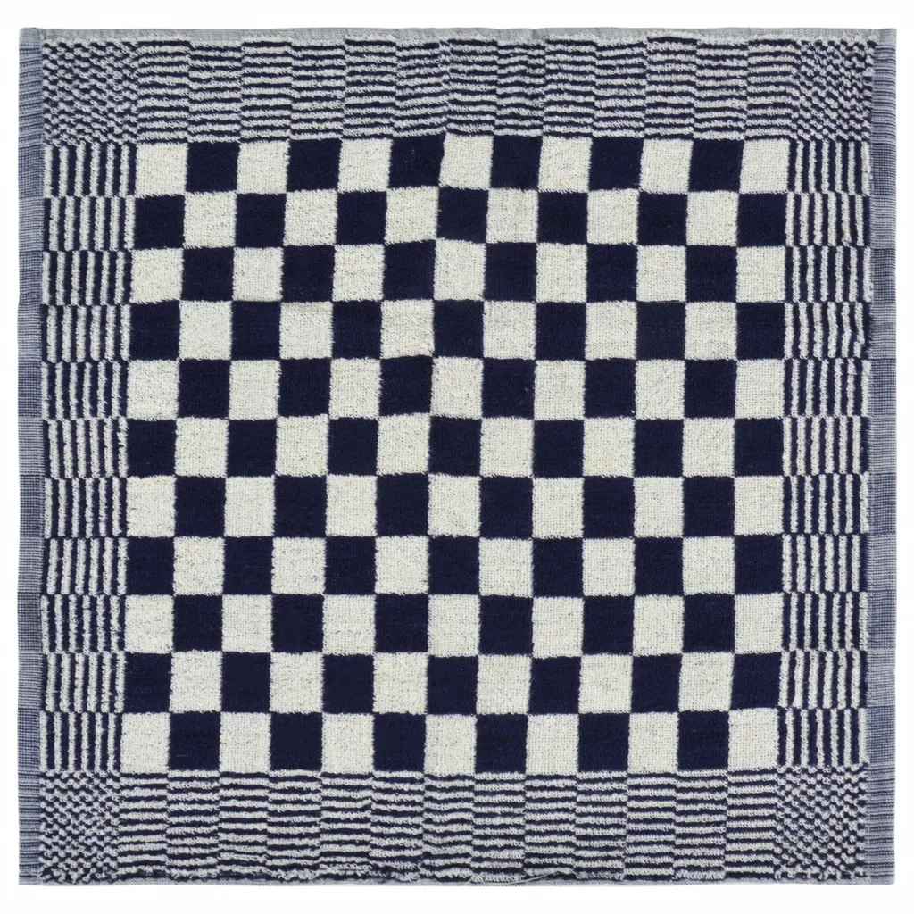 Set Strofinacci 10 pz in Cotone Blu e Bianco 136288
