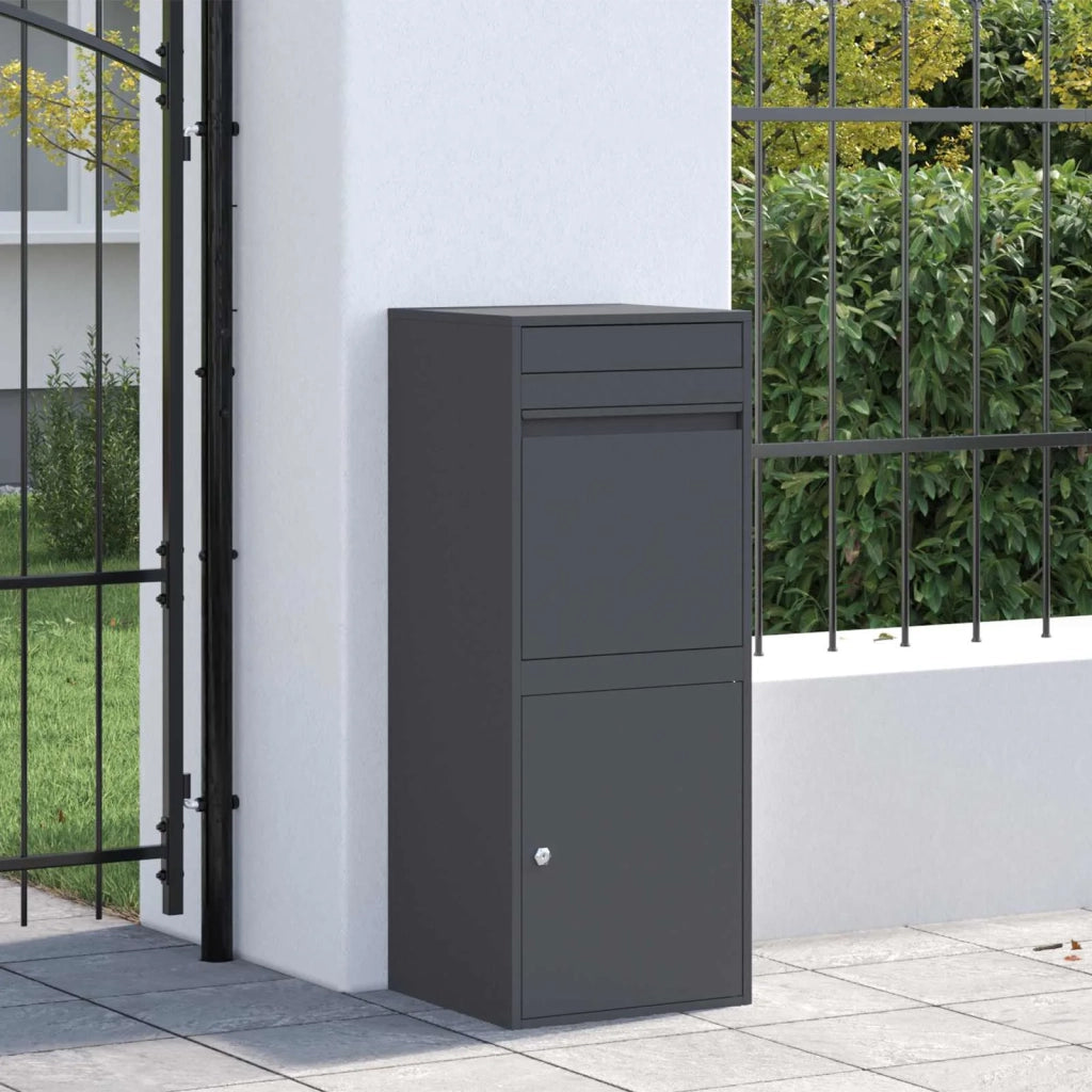 Cassetta per pacchi Antracite 41 x 38 x 103 cm Acciaio 874935