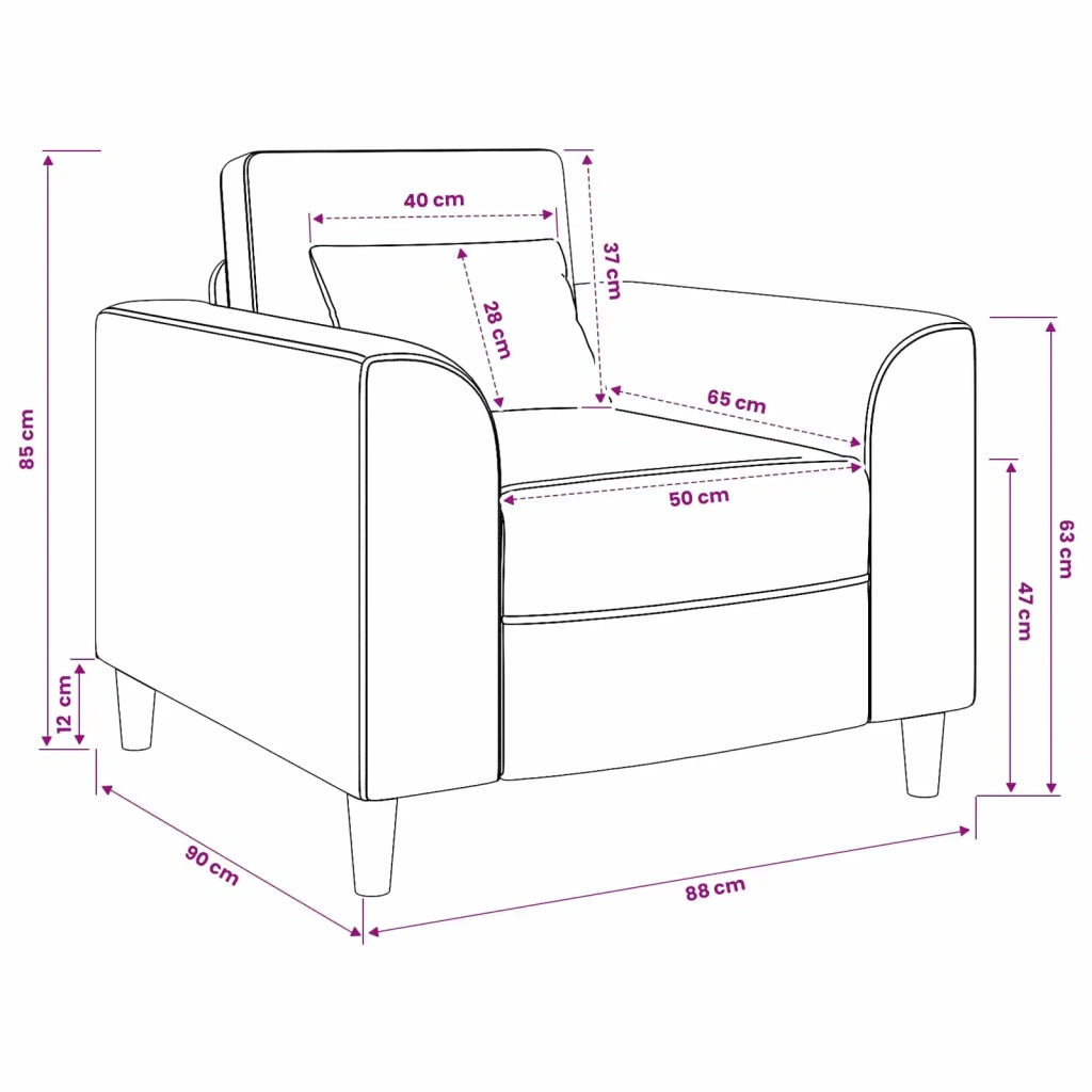 Poltrona Bianco Tessuto 42042464