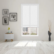 VIEWTEX Tenda a rullo Twist Printed Bianco e Nero 135 X 250cm - Made in Europe - 5 anni di Garanzia