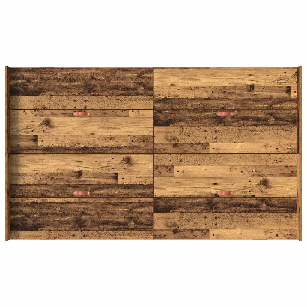 Struttura letto con contenitore Legno vecchio 120 x 190 cm 3335331