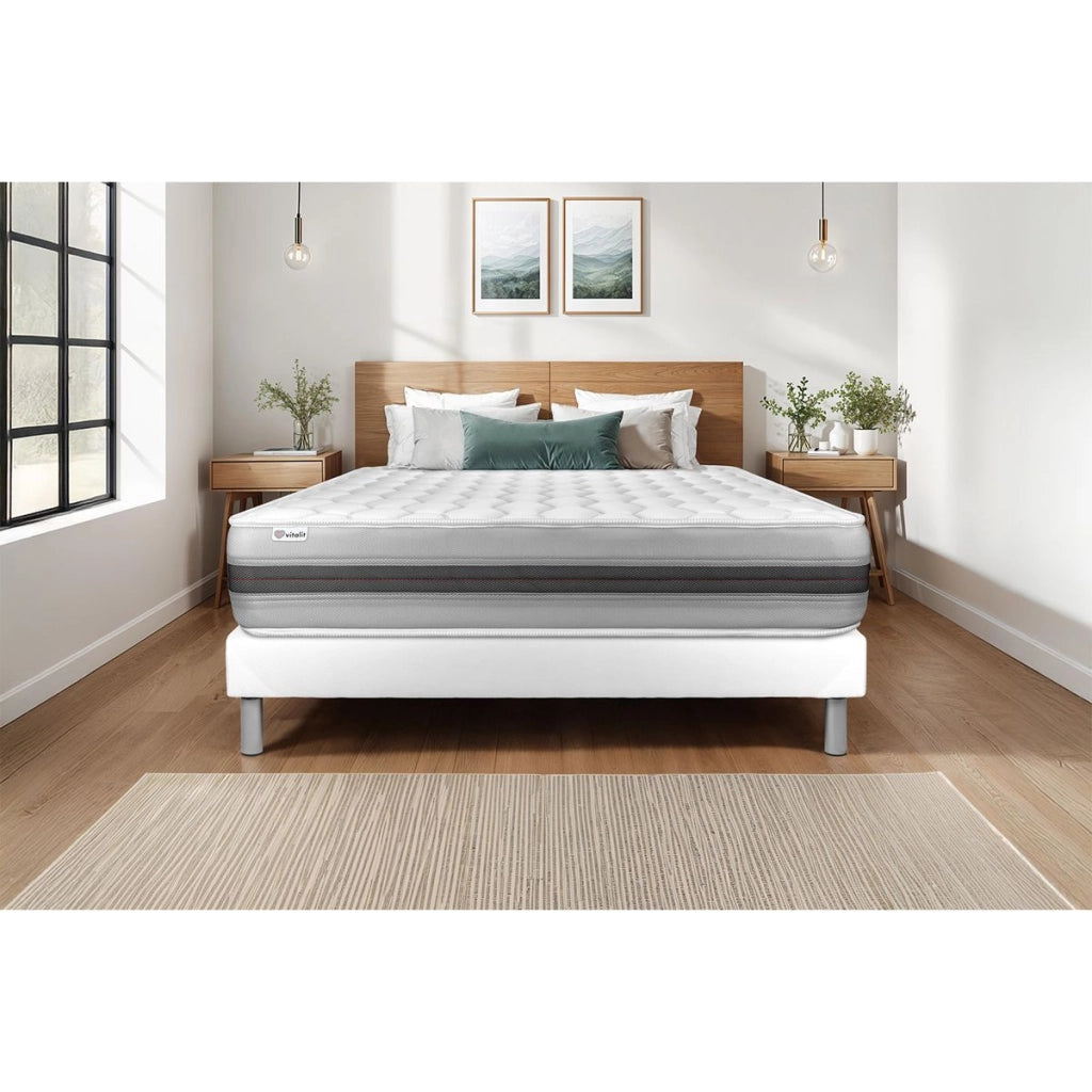 Materasso 90x190cm a molle insacchettate e memory foam - Vitalspring Recover