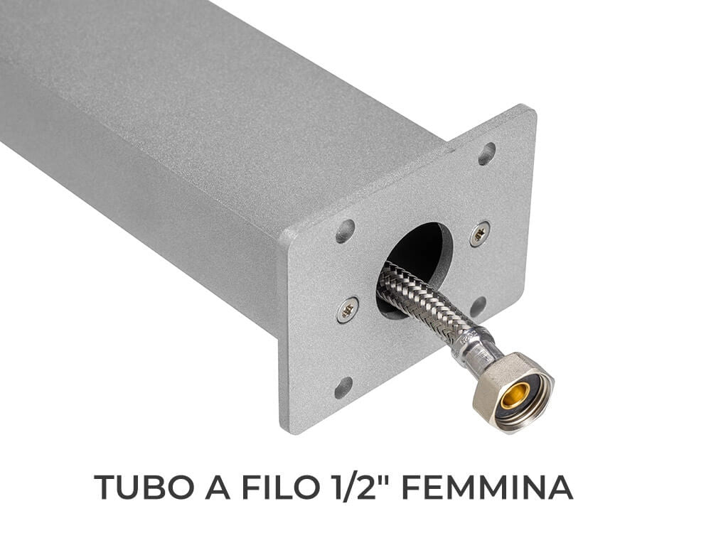 Fontana da Giardino con Rubinetto Belfer 42/RE Antrafcite