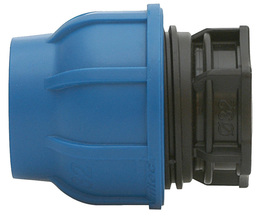 PL RACCORDO NYLON TAPPO TERMINALE 32 MM- 5,0 pz
