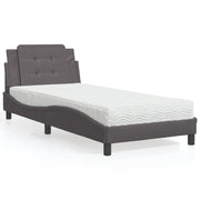 Giroletto senza Materasso Zadar Grgio 80x200 cm in Similpelle