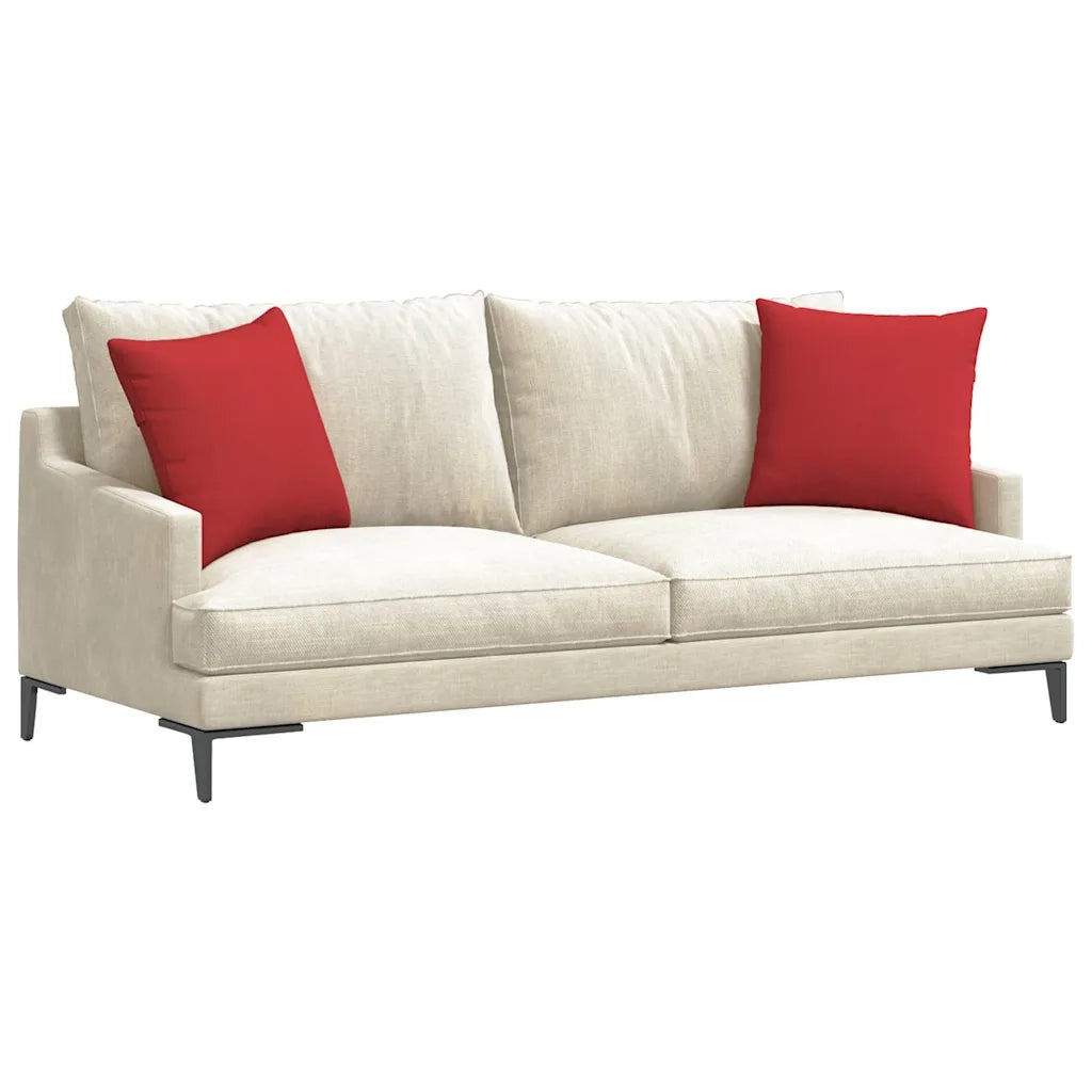 Cuscini da Divano 2 pcs Rosso 45 x 45 cm Tessuto 42013923