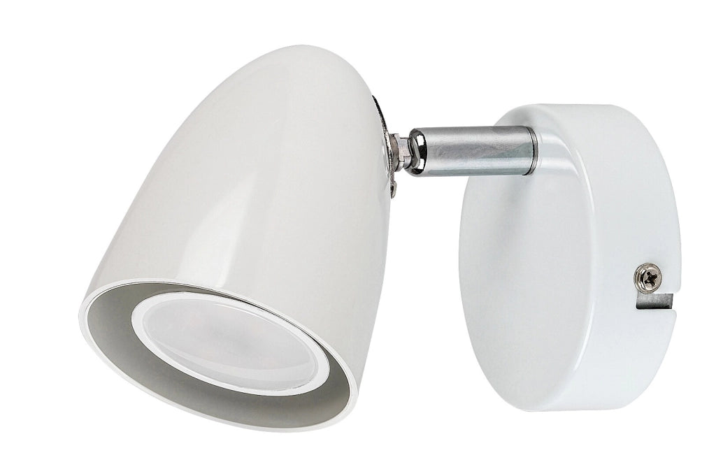 Applique Perico Rabalux bianca orientabile GU10 5W max