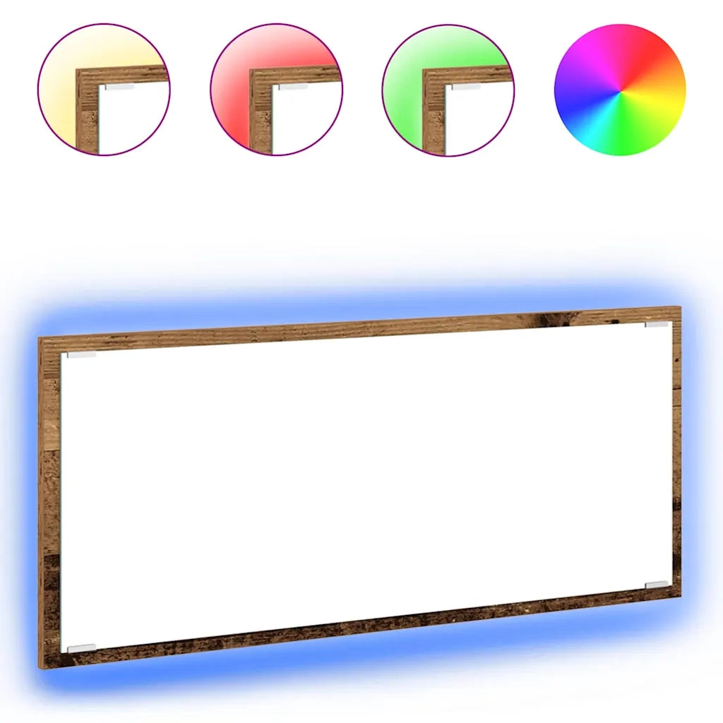 Specchio Legno vecchio 90 x 8,5 x 37 cm Legno multistrato