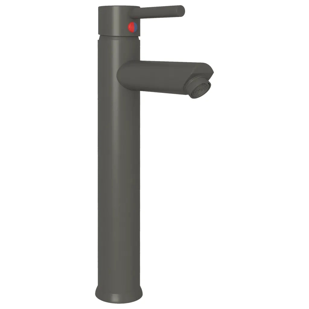 Rubinetto Miscelatore da Bagno Grigio 12x30 cm cod mxl 51590