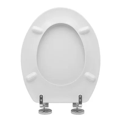 Copriwater per wc anziani in termoindurente bianco cerniere regolabili