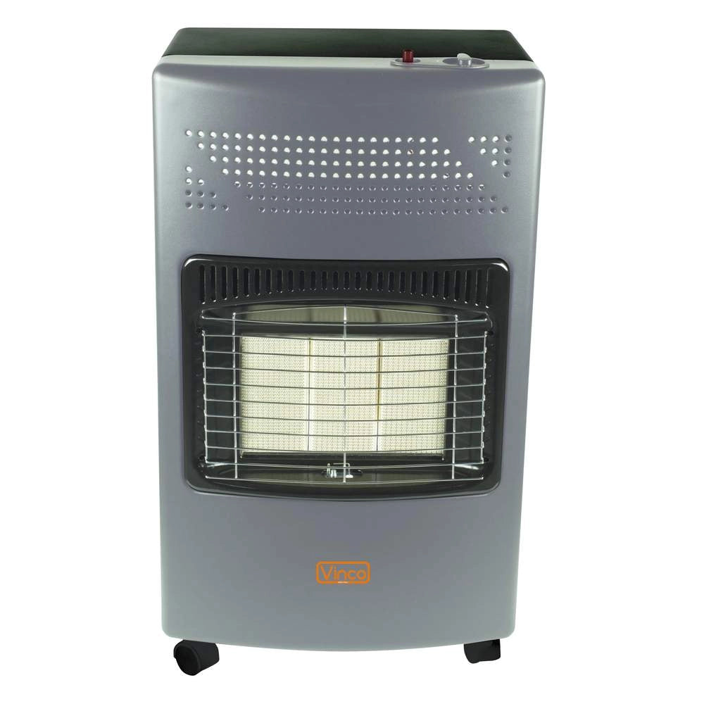 Stufa a Gas Vinco 4,2 Kw Grigio Scuro con 3 Livelli di Potenza