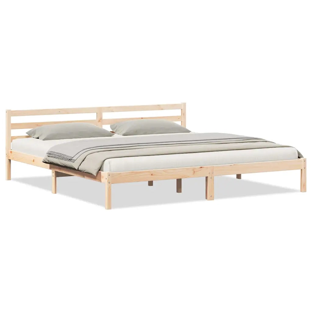 Struttura del letto-Giroletto Marrone 225,5 x 205,5 x 69,5 cm