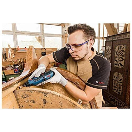 Bosch 0 601 9C5 000 GRO 12V-35 Professional Utensile Multifunzionale Velocita' Regolabile 5000-35000 OPM Luce Integrata colore Nero Blu