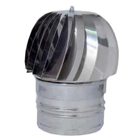 FUMAIOLO ZINCATO EOLICO TONDO Ø 150 mm