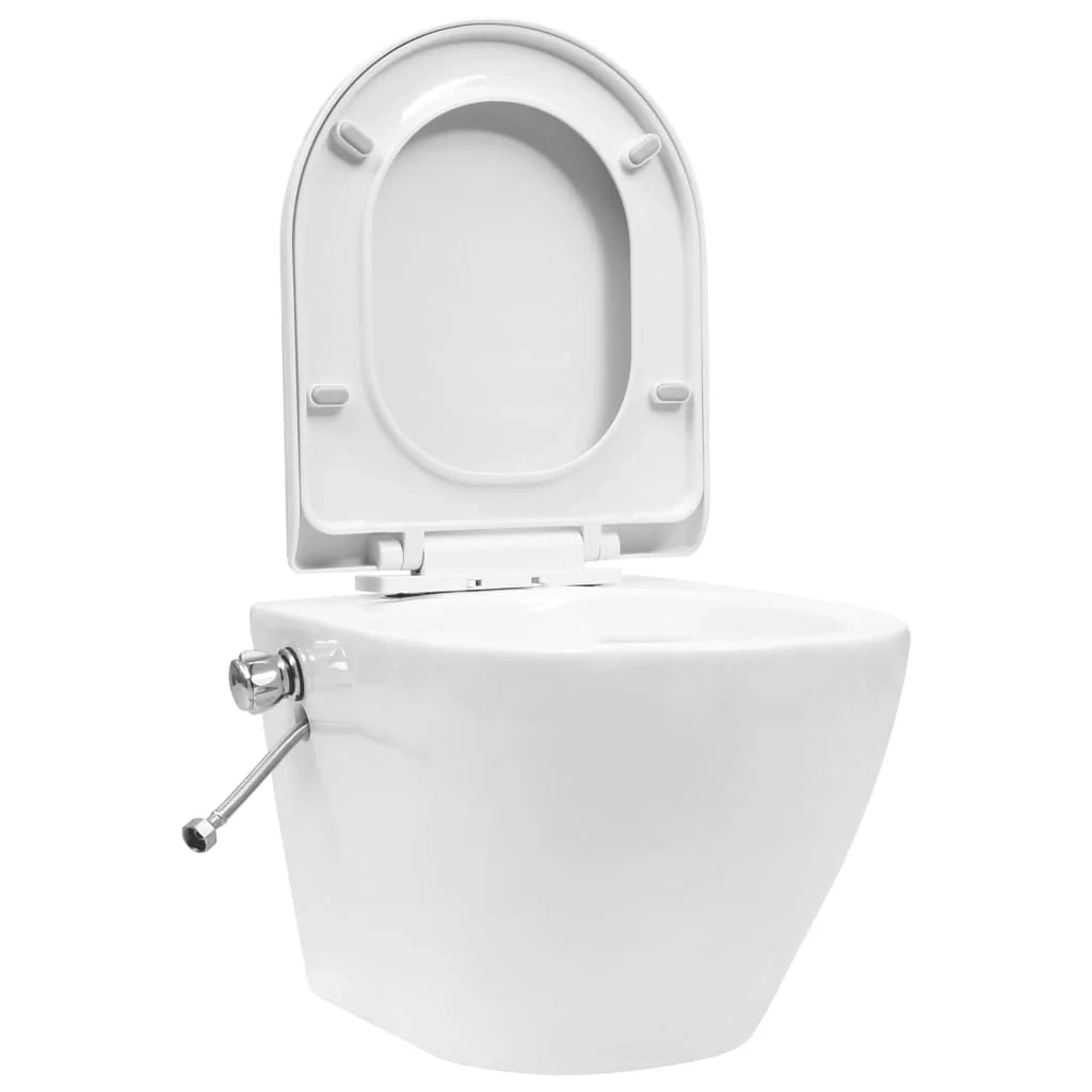 WC sospeso senza brida con funzione bidet ceramica bianca 02_0003574