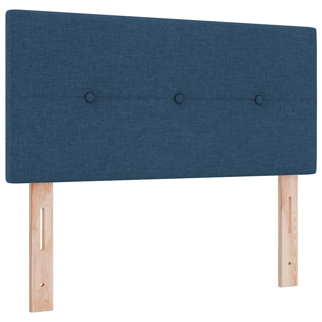 Letto a Sorgente LED con strisce LED Blu 90 x 200 cm Tessuto 3342414