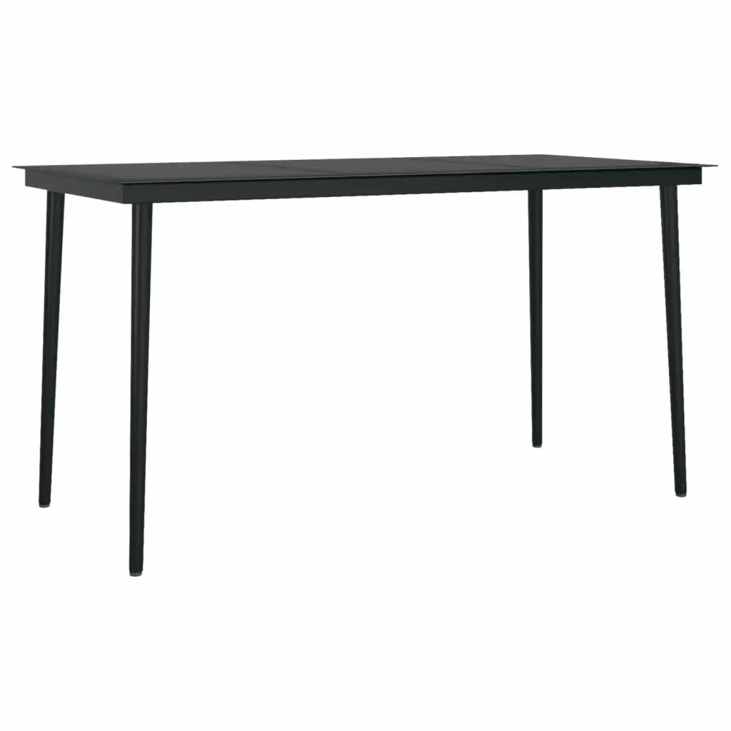 Set da Pranzo per Giardino 5 pcs Grigio chiaro polyrattan 3261707