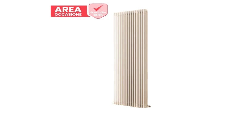 AREA OCCASIONI Batteria completa Radiatore Termosifone in acciaio tubolare Cordivari Ardesia 4 Colonne h 656 mm interasse 600 mm tappi e riduzioni inclusi 14 elementi h. 656 AO414