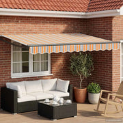 Tenda retrattile manuale con LED 3 x 2,5 m 3419427