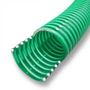 Tubo flessibile di aspirazione a pressione da 25 m diametro 50 mm (2") spirale rinforzata corrugata verde 16_0001579
