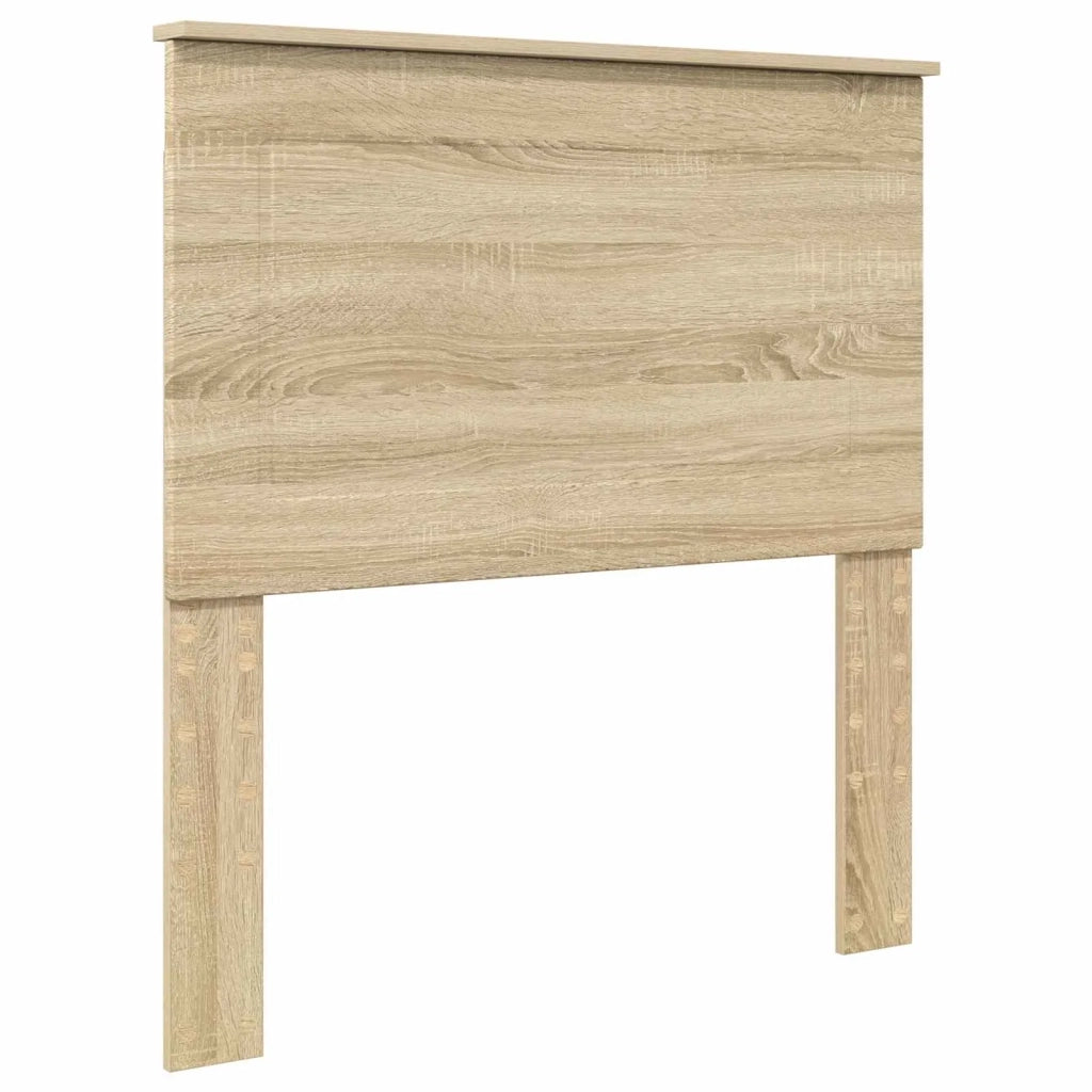 Struttura del letto con testiera Rovere Sonoma 100 x 200 cm 3409687